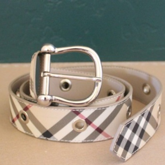 burberry nova check belt